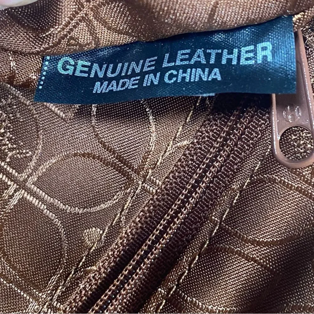 Fossil Brown Leather Crossbody Purse